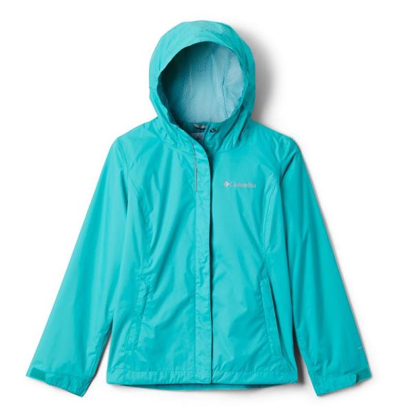 Columbia Girls Waterproof Jacket Sale UK - Arcadia Jackets Blue UK-241247